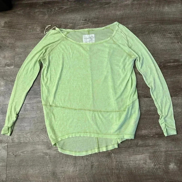 WE THE FREE OVERSIZED NEON GREE TUNIC SIZE XS - Picture 1 of 6